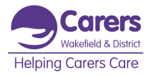 Helping carers care logo